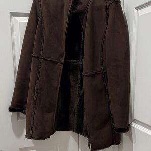 Chocolate brown ladies coat